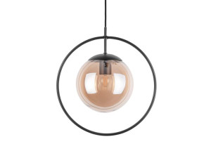Lampa wisząca ROUND FRAMED brązowa