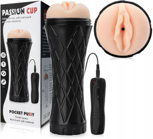 Wibrująca Pochwa 3d Masturbator W Tubie 7 Funkcji