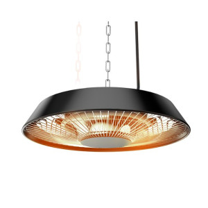 Promiennik Sufitowy 1500w, Aluminiowy, Bez Pilota, Włącznik, Element Grzej