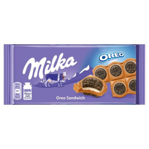 Milka Oreo Sandwich Czekolada  z ciastkami kakaowymi z nadzieniem  92 g