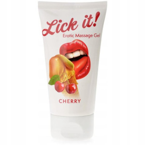 Lick It Żel Do Masażu Całego Ciała Wiśniowy 50 Ml