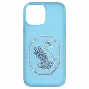 SWAROVSKI - Etui iPhone 13 Pro Max Swan Blue