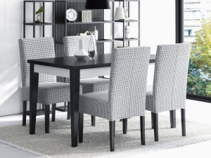 Zestaw ARES stół prostokątny 170/210x90x77 + 6 krzeseł