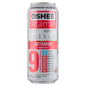 Oshee Vitamin Energy Napój gazowany o smaku pomarańczowym 500 ml