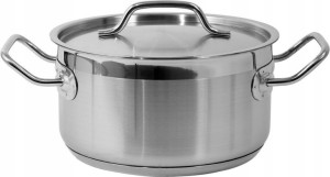 Garnek Niski Z Pokrywką 20x10,5 3,3l Yg-00040 Yato