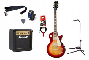 Gitara Elektryczna + Wzmacniacz 10w Kabel Zestaw