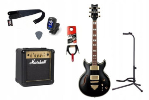 Gitara Elektryczna + Wzmacniacz 10w Kabel Zestaw