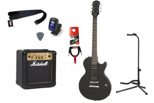Gitara Elektryczna + Wzmacniacz 10w Kabel Zestaw