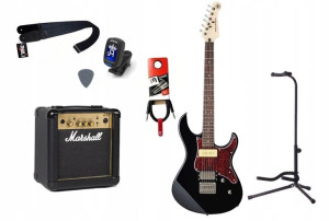 Gitara Elektryczna + Wzmacniacz 10w Kabel Zestaw