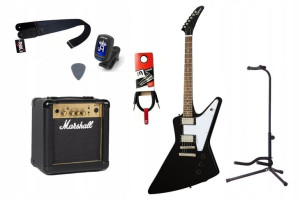 Gitara Elektryczna + Wzmacniacz 10w Kabel Zestaw