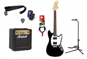 Gitara Elektryczna + Wzmacniacz 10w Kabel Zestaw