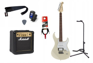 Gitara Elektryczna + Wzmacniacz 10w Kabel Zestaw
