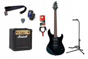 Gitara Elektryczna + Wzmacniacz 10w Kabel Zestaw