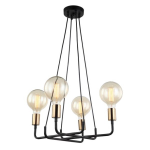 Lampa wisząca BETTY 4 czarna