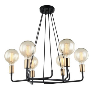Lampa wisząca BETTY 6 czarna