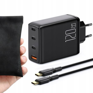 Mcdodo Gan Szybka Ładowarka Do Telefonu Usb-c/ Usb 4 Porty 120w +kabel Usbc