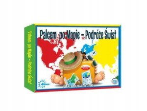 Palcem Po Mapie - Podróże Świat - gra edukacyjna