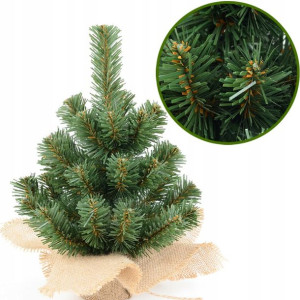 Choinka Świerk Zielony - Podstawa Jutowa 30 Cm