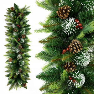 Girlanda CHOINKA DIAMENTOWA Szyszki 100 cm