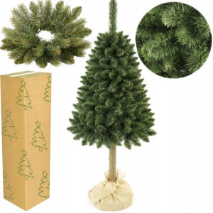 Choinka Sztuczna Sosna Na Pniu 220 Cm + Gratisy