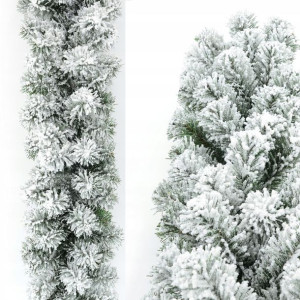 Girlanda Choinka Łańcuch Śnieżona 260cm