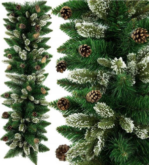 Girlanda CHOINKA - SZYSZKI - OŚNIEŻONA 100 cm