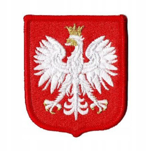 Godło RP na mundur galowy wzór MON NASZYWKA 530