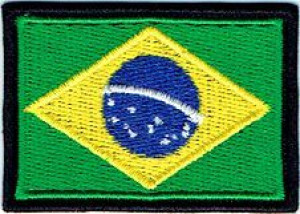 Flaga Brazylii BRAZYLIA NASZYWKA 1066