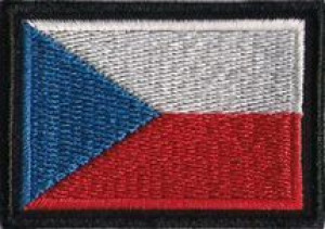 Flaga Czech CZECHY 55x38mm NASZYWKA 926