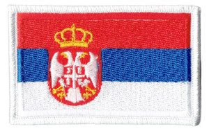 SERBIA flaga Serbii NASZYWKA 2532