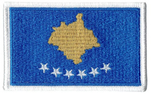 KOSOVO flaga Kosova NASZYWKA 1963