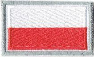Flaga Polski Polska Naszywka 998r