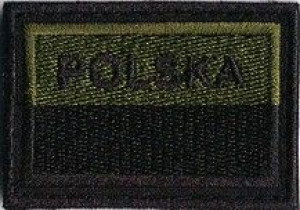 POLSKA Flaga Polski NASZYWKA 33R