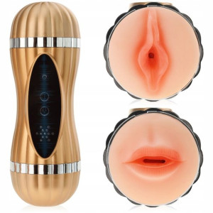 Masturbator Tuba 2w1 Sztuczna Pochwa Usta Do Loda