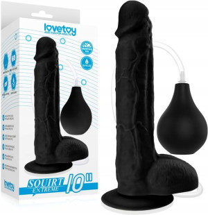Duży Penis Z Wytryskiem - Sex Dildo Z Pompką 26 Cm