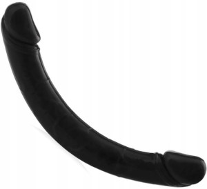 Double Dong Elastyczny Podwójny Penis Lesbijski