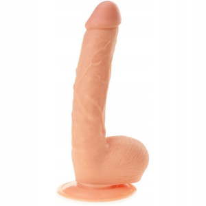 Realistyczny Penis Z Jądrami Elastyczne Sex Dildo