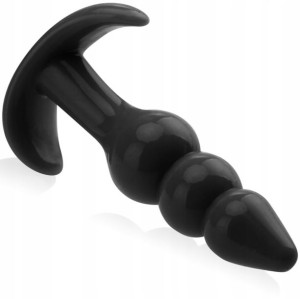 Sex Korek Analny Z Rączką Kulkowy Anal Plug Sonda