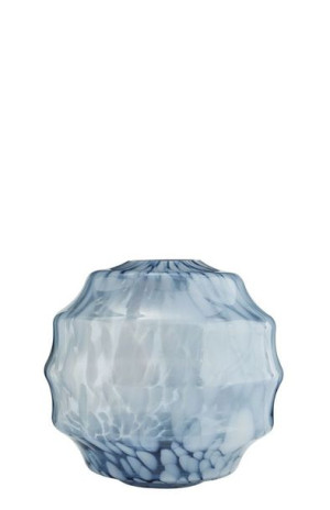 Madam Stoltz - Wazon Round Blue M