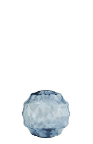 Madam Stoltz - Wazon Round Blue S