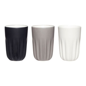 Hübsch - Kubek porcelanowy Grey