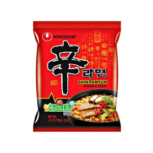Shin Ramyun | Koreańska Bardzo Ostra Zupa instant 120g NONGSHIM