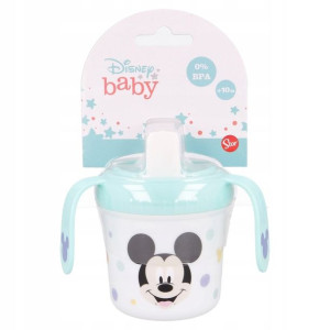 Myszka Mickey Kubek treningowy niekapek uchwytami