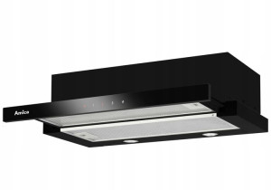 Okap teleskopowy Amica OTP 6541BG 60cm LED Czarny