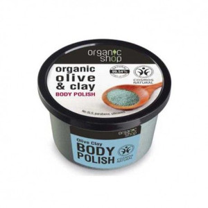 Organic Shop Peeling do Ciała Niebieska Glinka & Oliwa 250ml