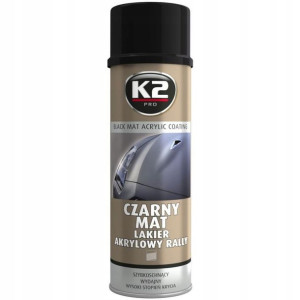 K2 Lakier Czarny Mat Farba Akrylowa Czarna Matowa