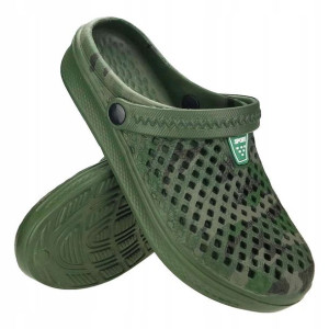 Chodaki piankowe kroksy Sport Camo Zielone 45