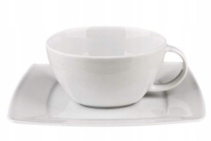 Filiżanka Spodek Lubiana Victoria Biały 0000 280 Ml