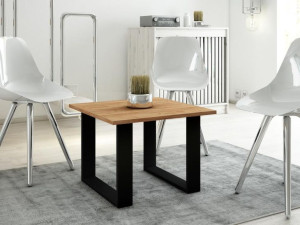 Stolik kawowy KANSAS O65 w stylu loft