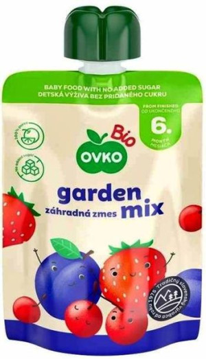 Przecier mix owoców po 6 miesiącu życia 90 g saszetka - Ovko